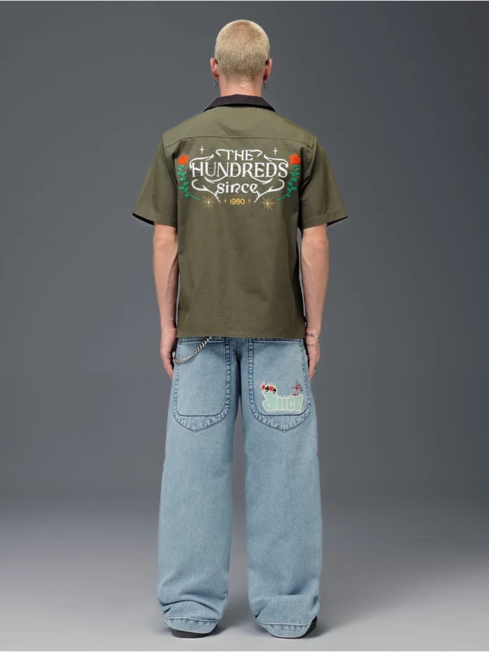 JNCO Jeans Low Down 20" Sz 30x30 Unisex
(Sep A-2)
